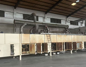 2025年6月10日廣東江門新材料公司導熱油鍋爐系統清洗工程